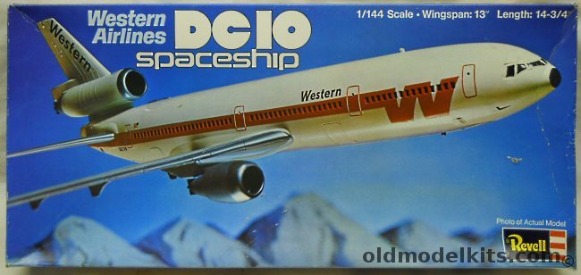 Revell 1/144 McDonnell-Douglas DC-10 Western Airlines, H141 plastic model kit